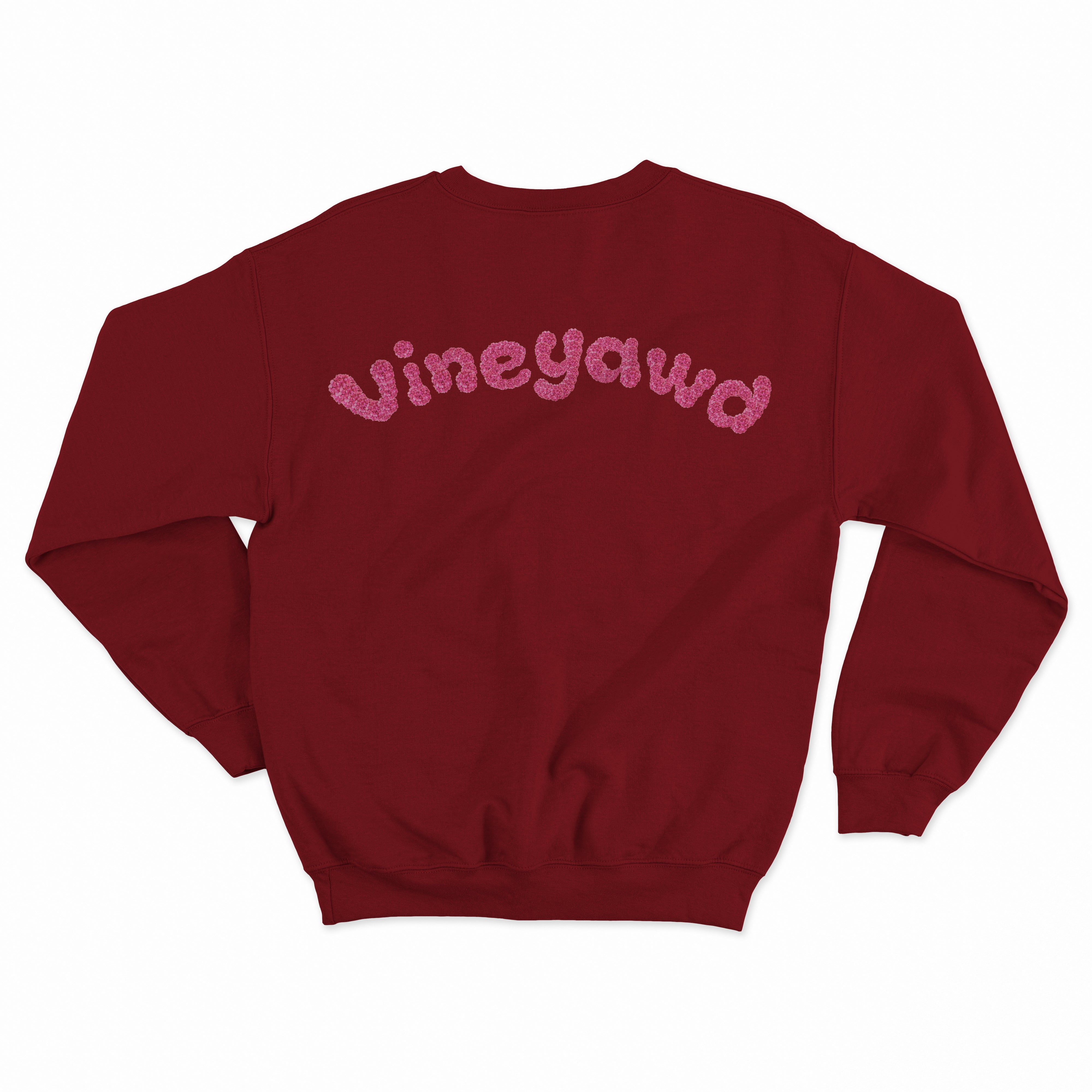 BURGUNDY HYDRANGEA CREWNECK