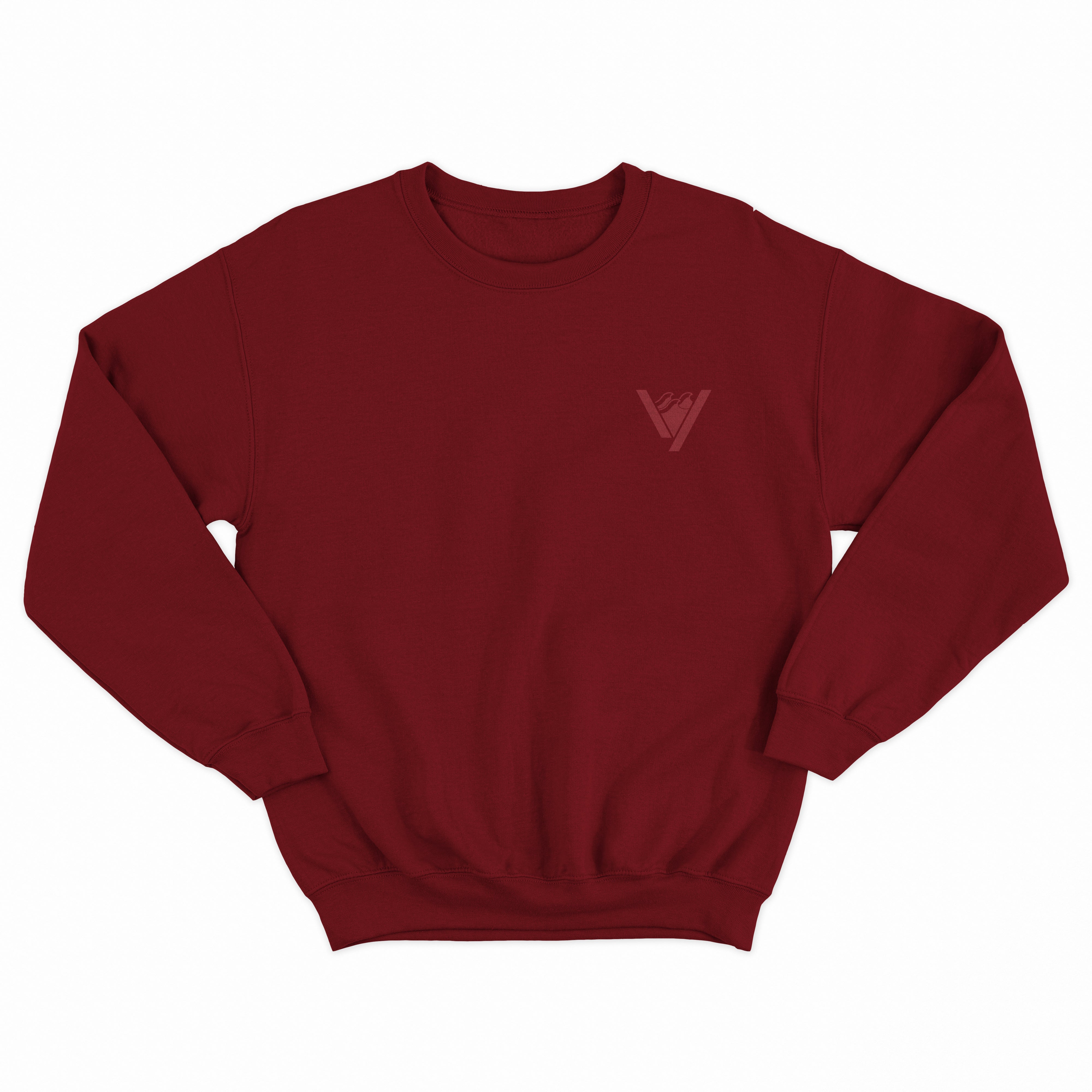 BURGUNDY HYDRANGEA CREWNECK