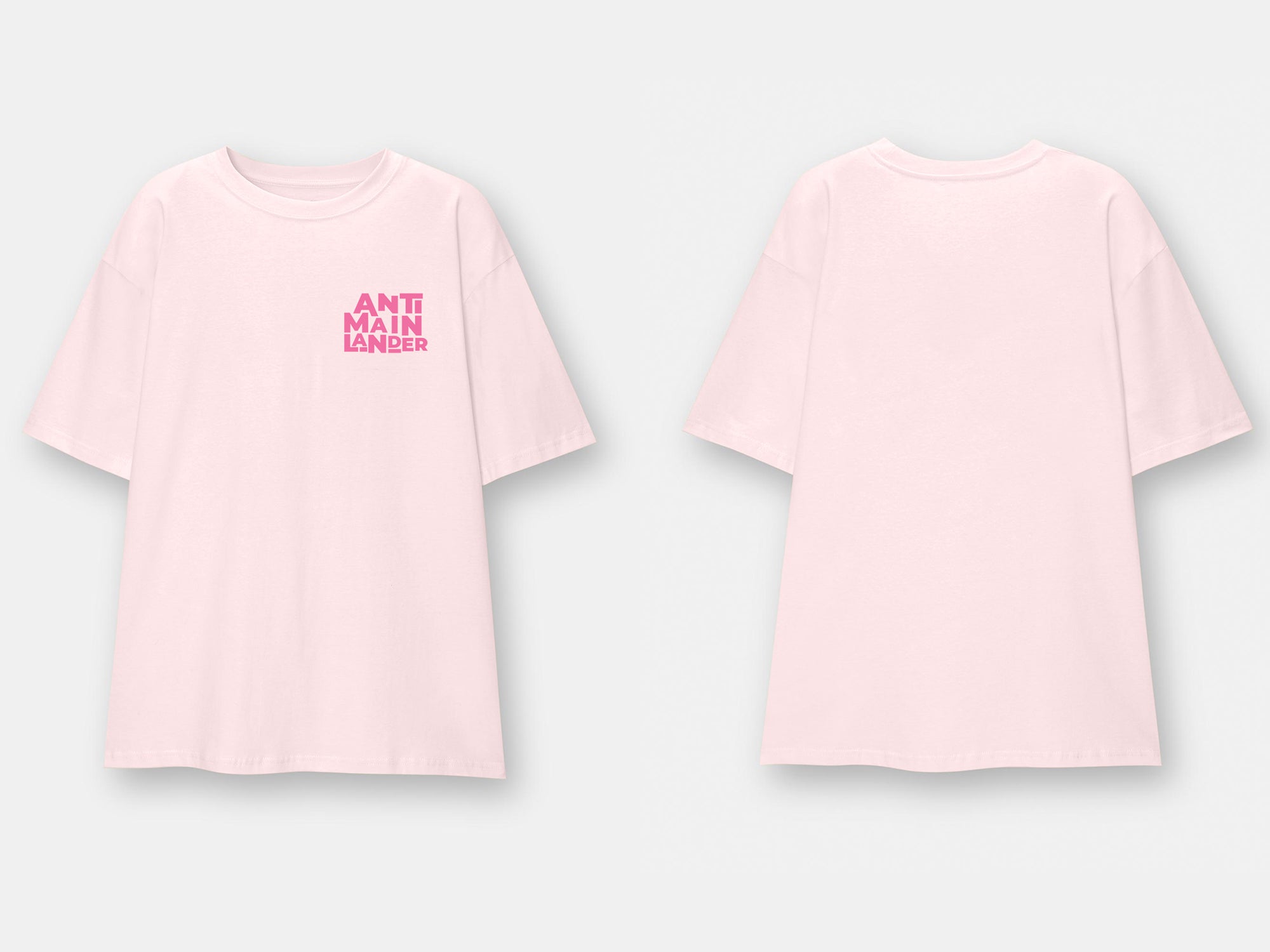 PINK OVERSIZED ANTI-MAINLANDER