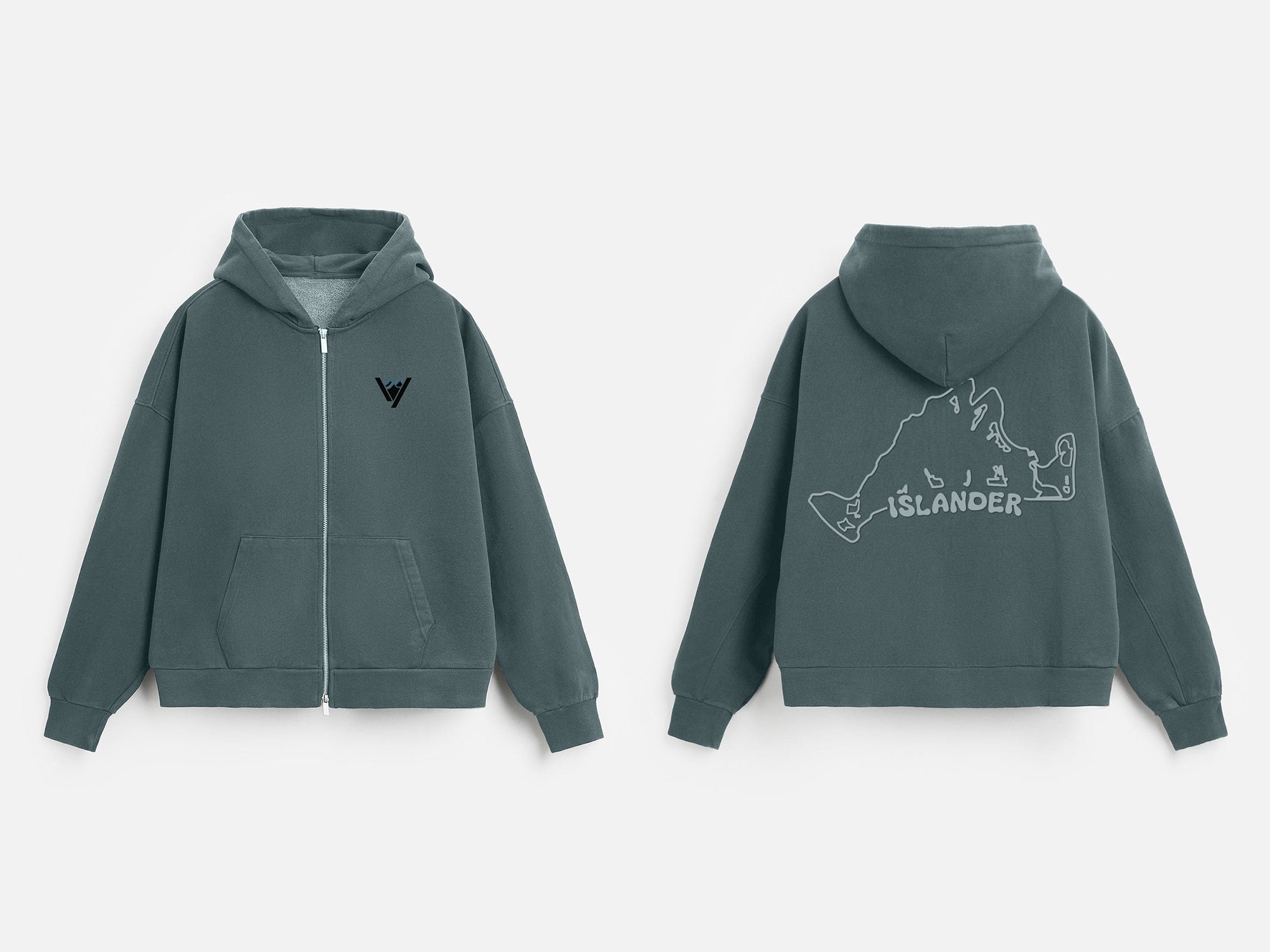 ZIPPED HOODIES